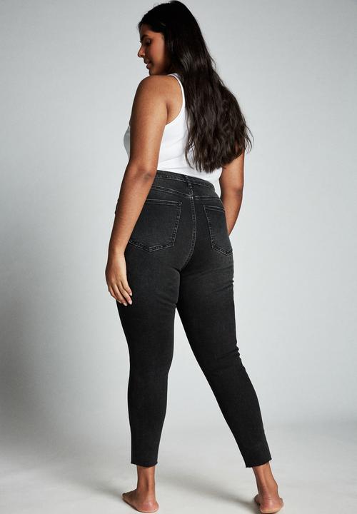 Cotton On - Curve Adriana high skinny jeans - black 