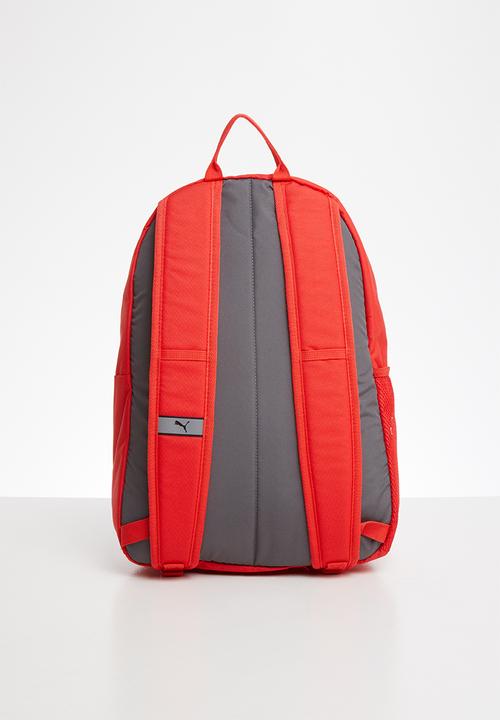 PUMA - Puma phase backpack ii - red & grey 