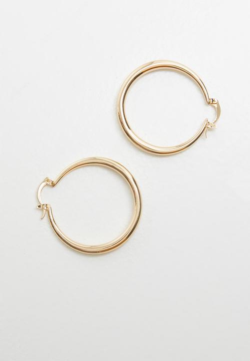 Superbalist - Alexa hoop earrings - gold
