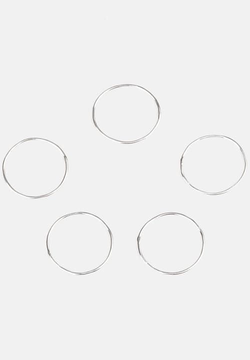 Bennt - Hammered Stack Rings