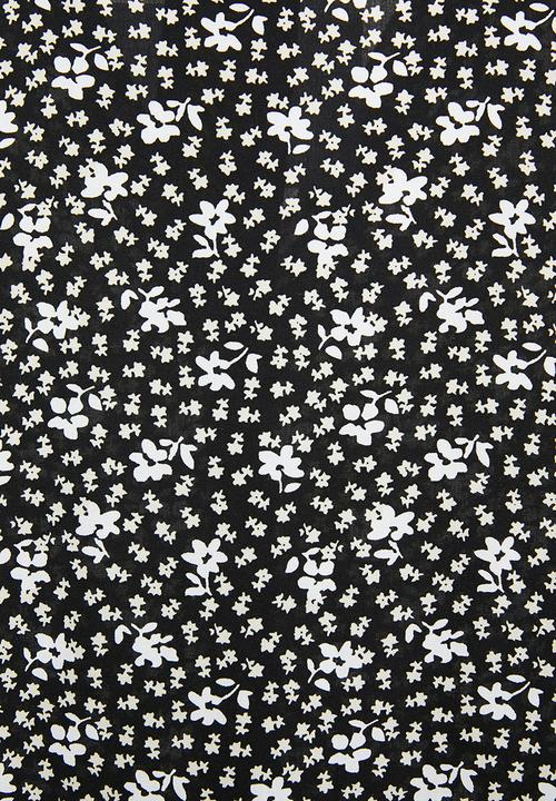 Blake - Tiered midi dress - black floral