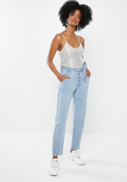 Blake - Sequin cami - silver
