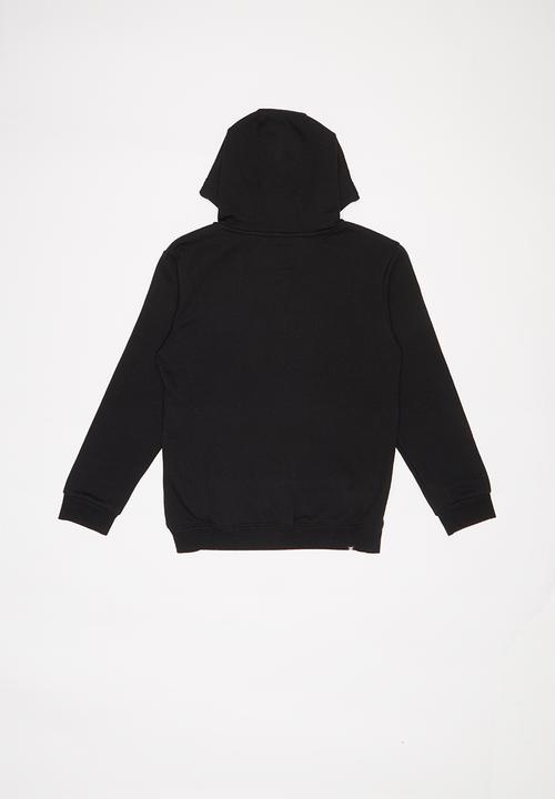 DC - Zip thru hooded sweat - black