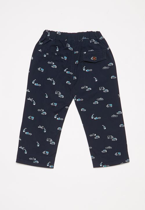 Pop Candy - Printed pants - navy