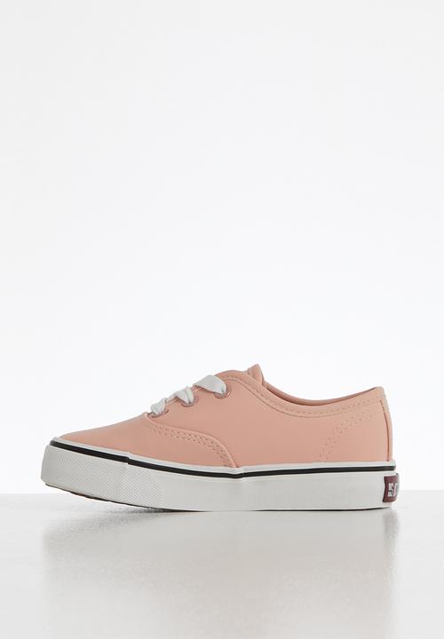 SOVIET - Kids barca pu low cut lace up - pink