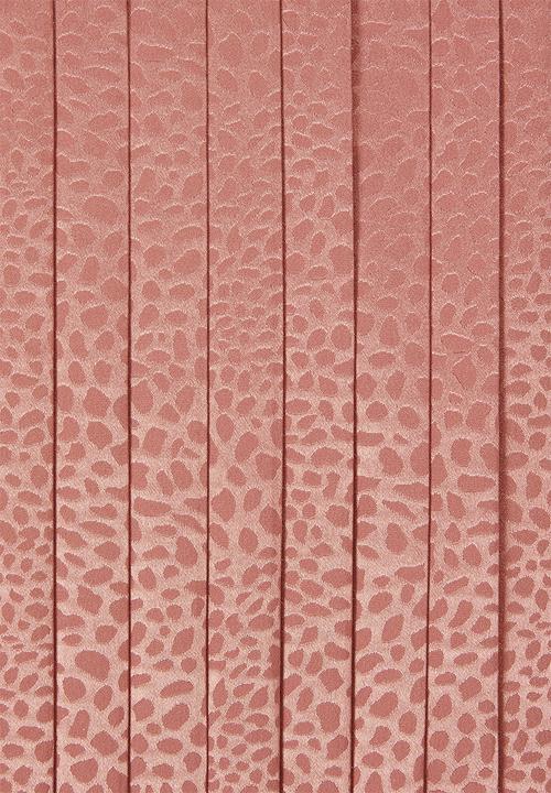 VELVET - Pleated midi skirt - rose shadow