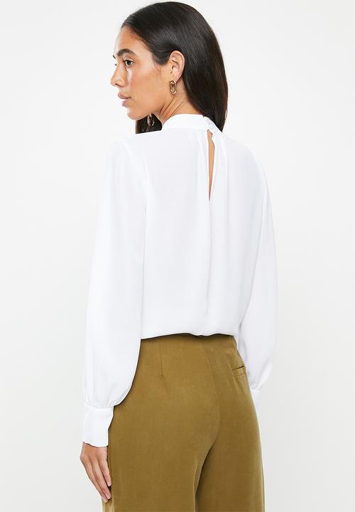 VELVET - Turtle neck blouse - white