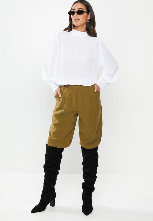 VELVET - Turtle neck blouse - white