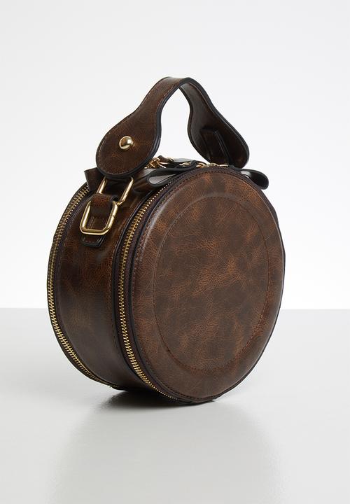 Superbalist - Brigitte round crossbody - brown