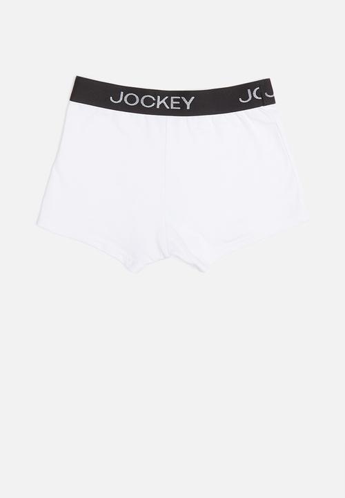 Jockey - 2 Pack boys pouch trunk - black & white