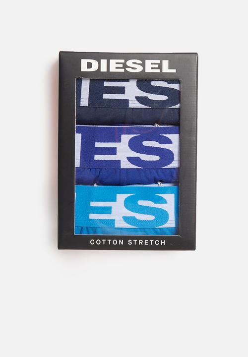 Diesel  - Shawn 3 pack boxers - blue