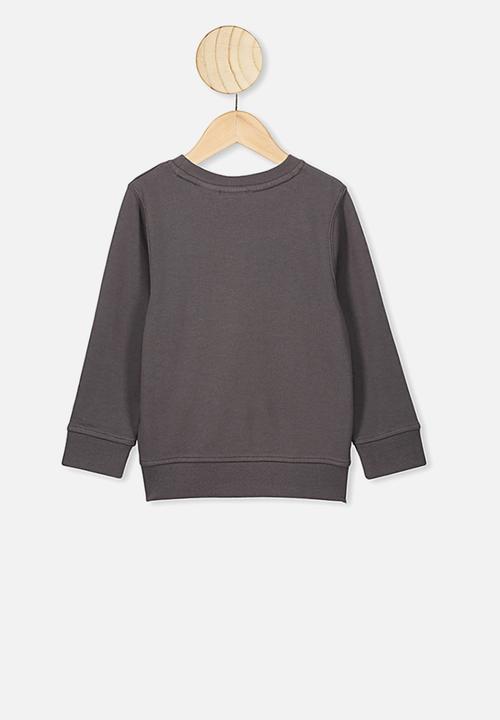 Cotton On - License crew - grey 