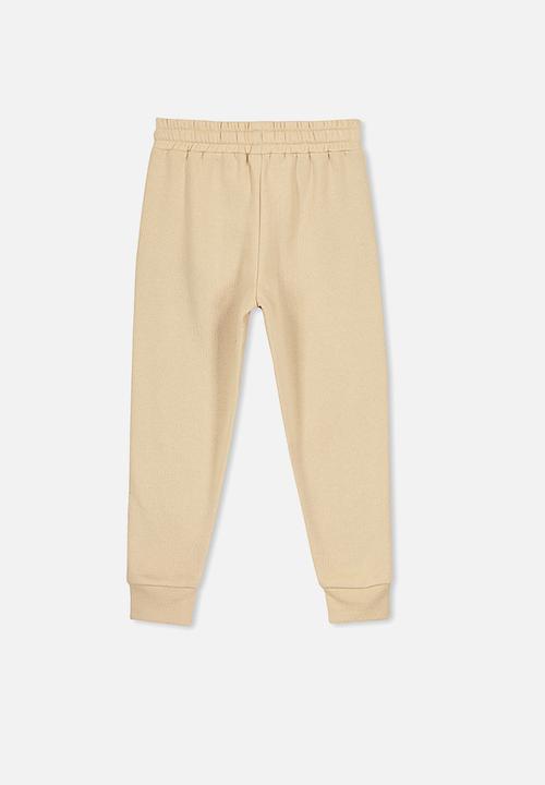 Cotton On - Heritage trackpants - beige