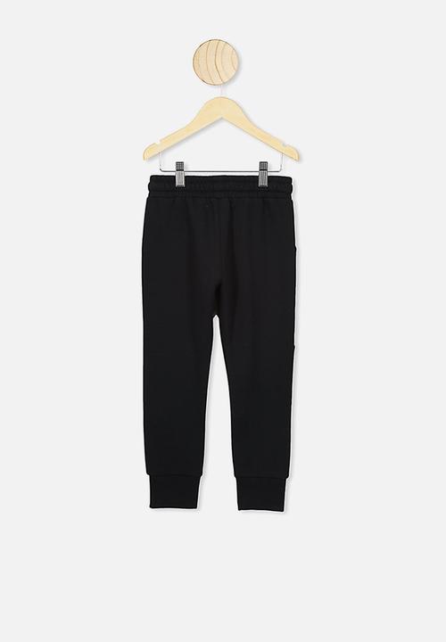 Cotton On - Heritage trackpants - black