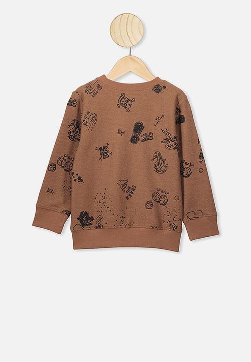 Cotton On - Bond crew - brown 