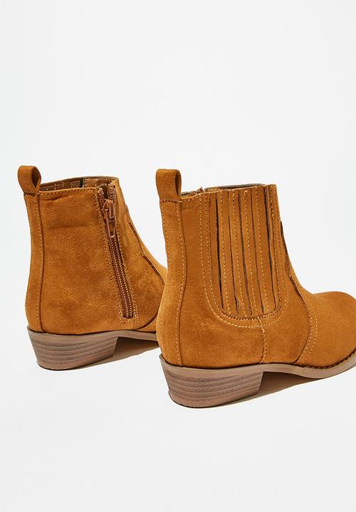 Cotton On - Western boot - brown