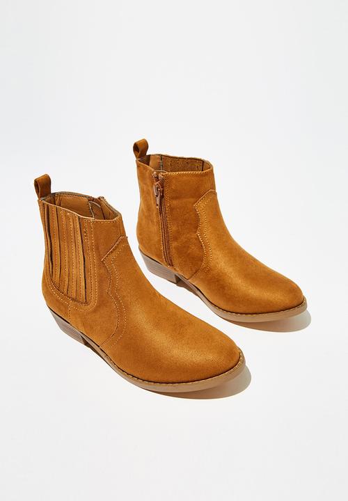 Cotton On - Western boot - brown
