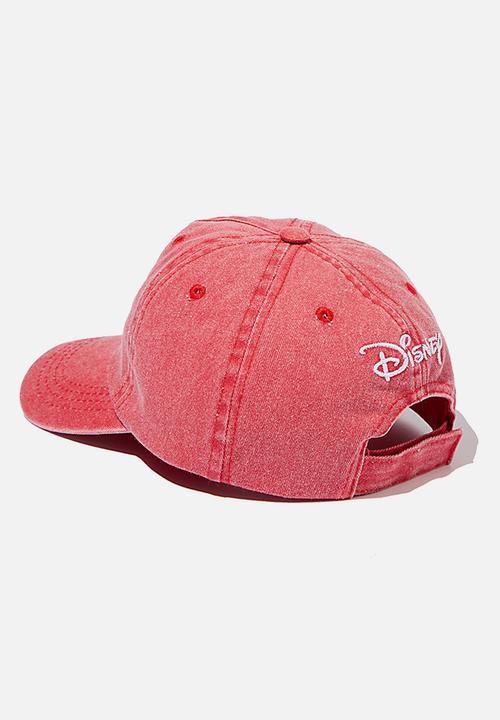 Cotton On - Mickey Mouse baseball cap - red