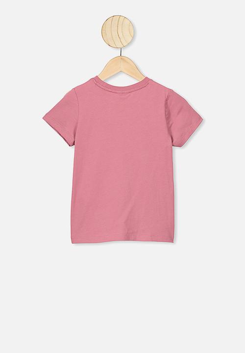Cotton On - Lux short sleeve tee - pink 