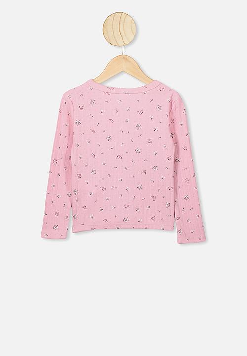 Cotton On - Bessie button through top - pink