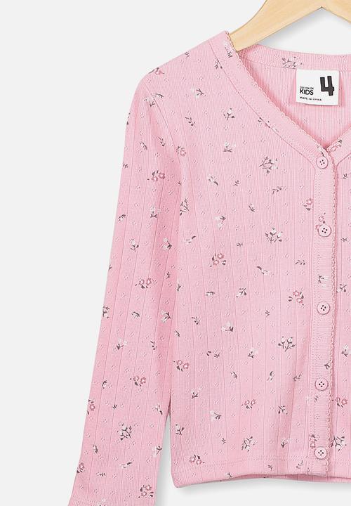Cotton On - Bessie button through top - pink