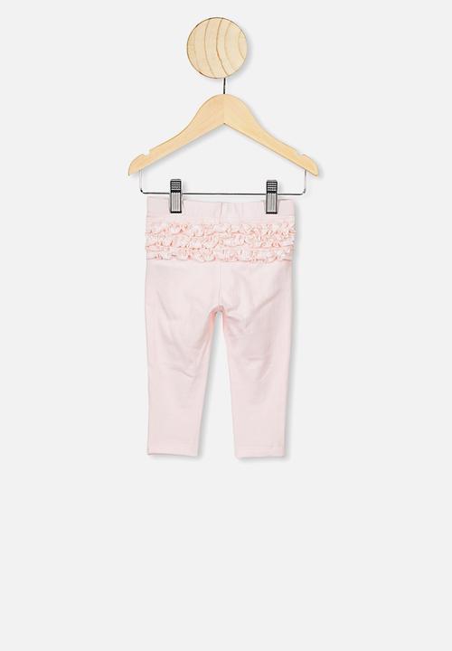 Cotton On - Quinn ruffle legging - crystal pink