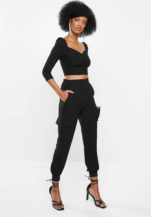 Blake - Cargo pant - black