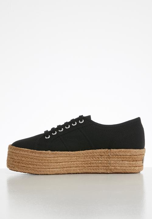 SUPERGA - 2790 Rope platform - black