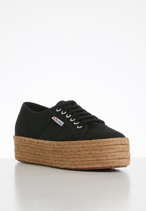 SUPERGA - 2790 Rope platform - black