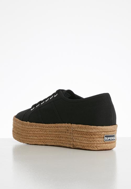 SUPERGA - 2790 Rope platform - black