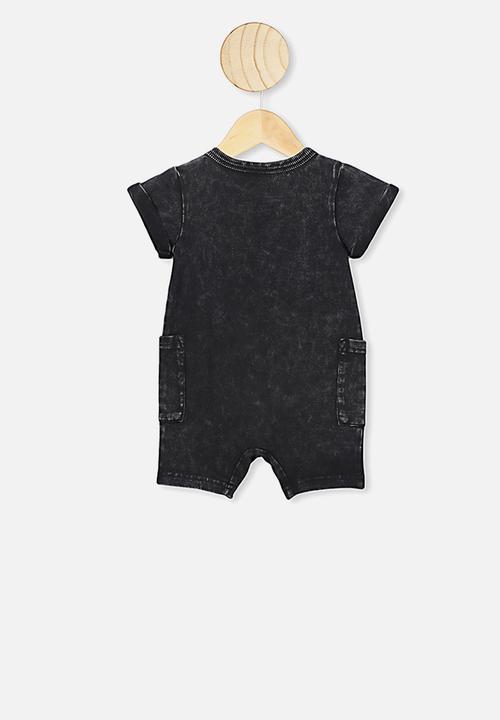 Cotton On - Alby playsuit - black