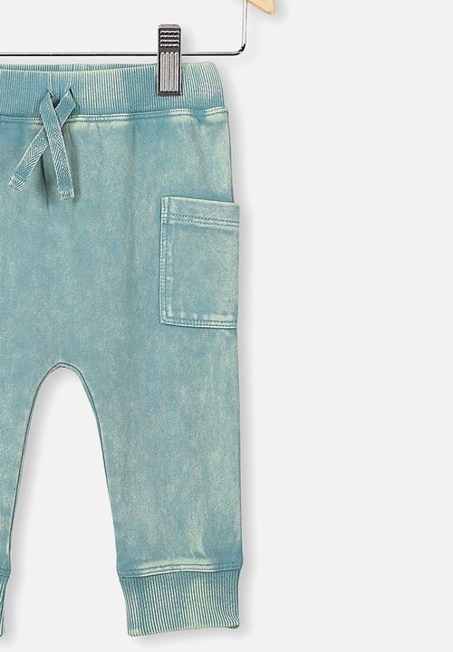Cotton On - Zac trackpant - aqua dream