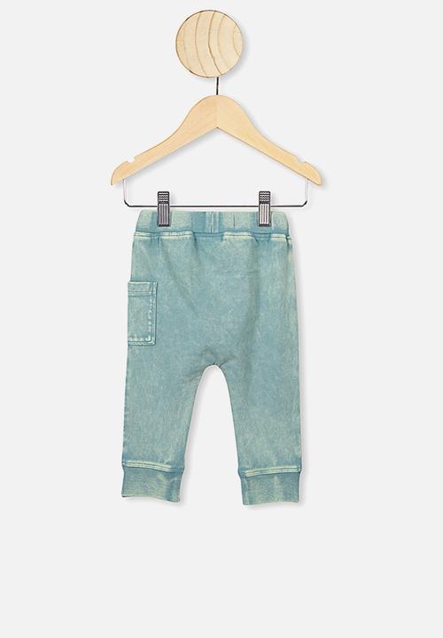 Cotton On - Zac trackpant - aqua dream
