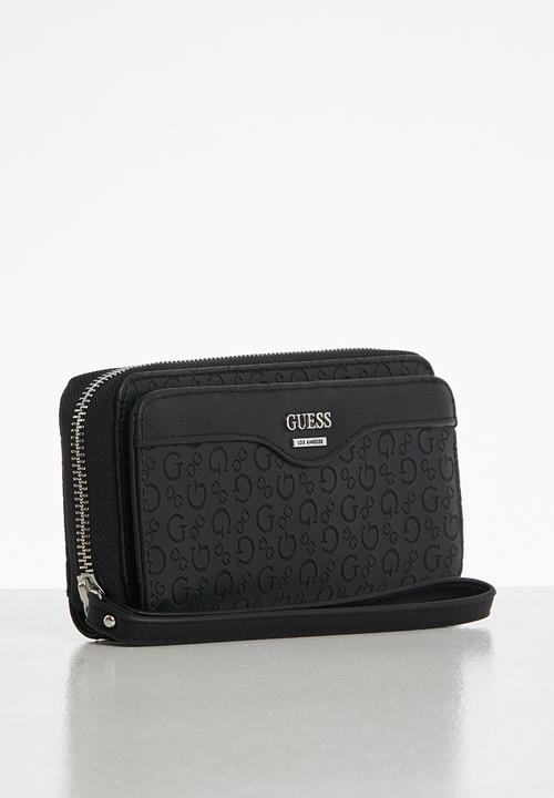 GUESS - Modesto multi zip wrist - black