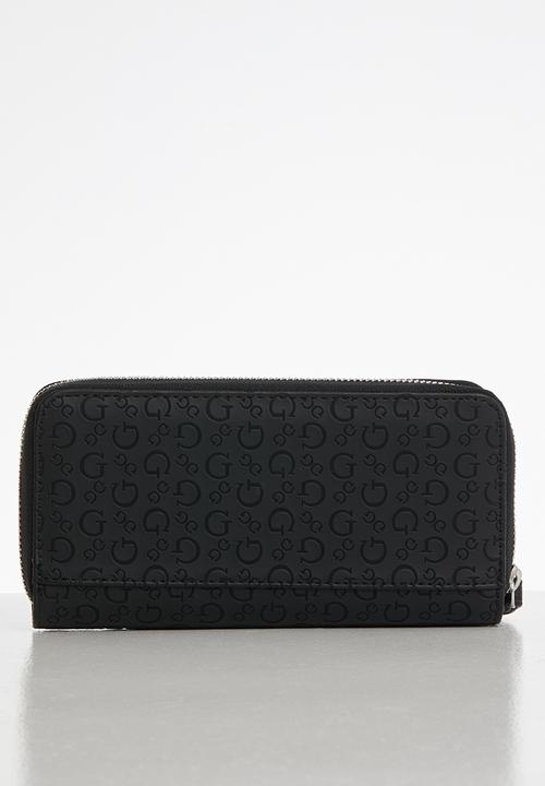 GUESS - Modesto multi zip wrist - black