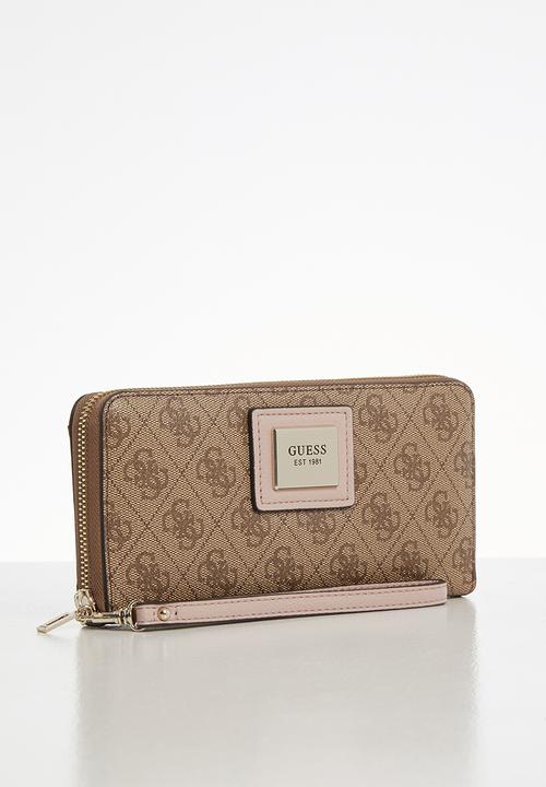 GUESS - Candace large zip around - brown 