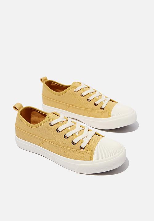 Cotton On - Jenna low rise - light mustard
