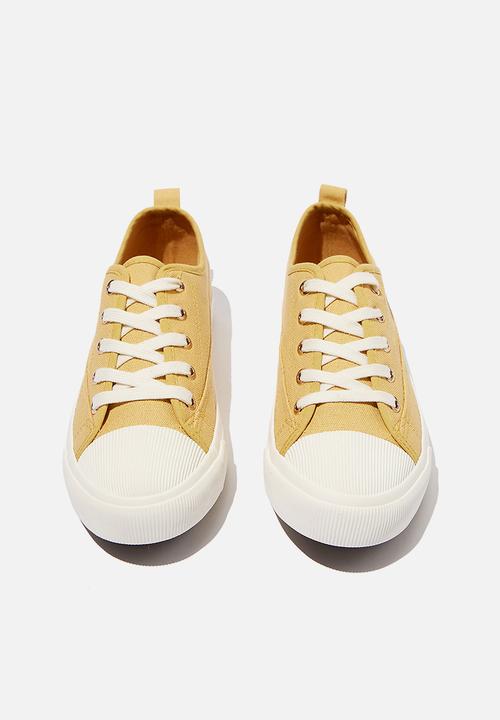 Cotton On - Jenna low rise - light mustard