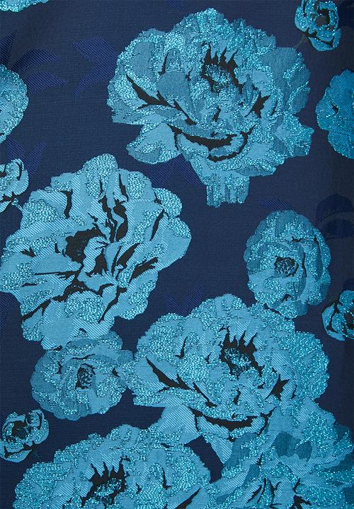 MILLA - Puff sleeve mini dress - blue floral