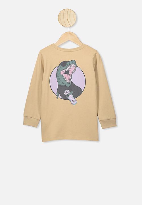 Cotton On - Tom long sleeve tee - beige 