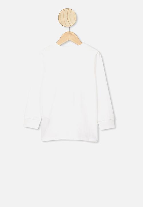 Cotton On - Tom long sleeve tee - white 
