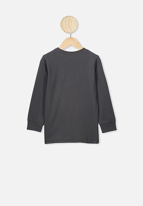 Cotton On - Tom long sleeve tee - black 