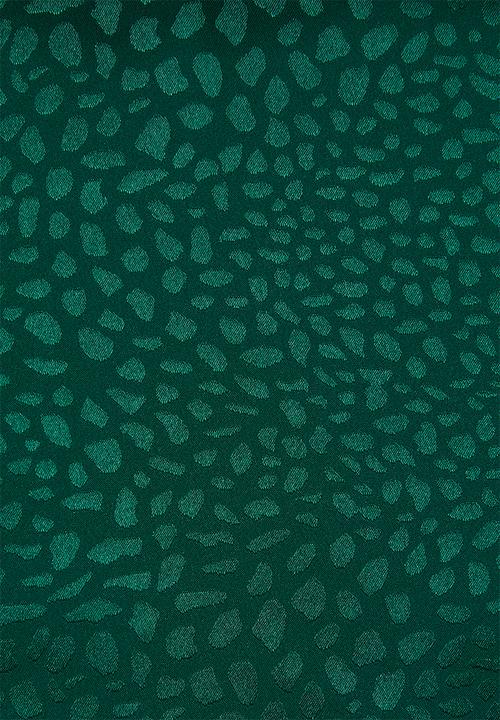 MILLA - Satin wrap mini dress - green