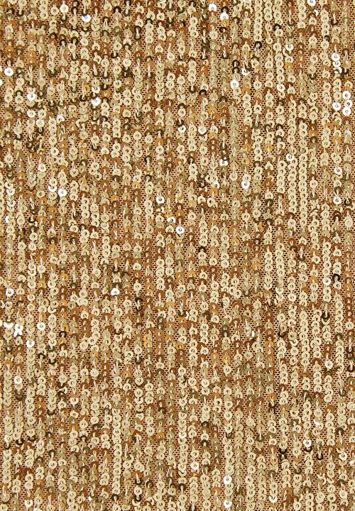 VELVET - Halter sequins blouse - gold