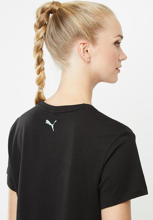 PUMA - Evide form stripe tee - black