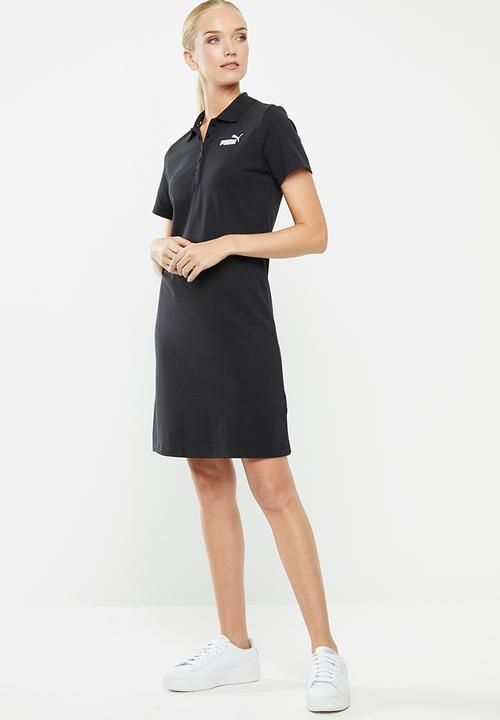 PUMA - Essential polo dress - black