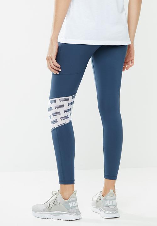 PUMA - Feel it mesh tights - blue