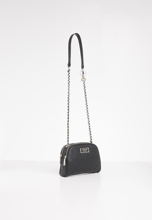 GUESS - Logo love crossbody top zip - black