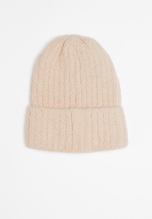 Superbalist - Ribbed beanie - blush