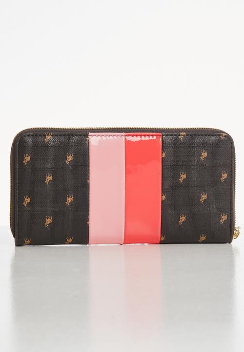 POLO - Brighton zip around purse - brown